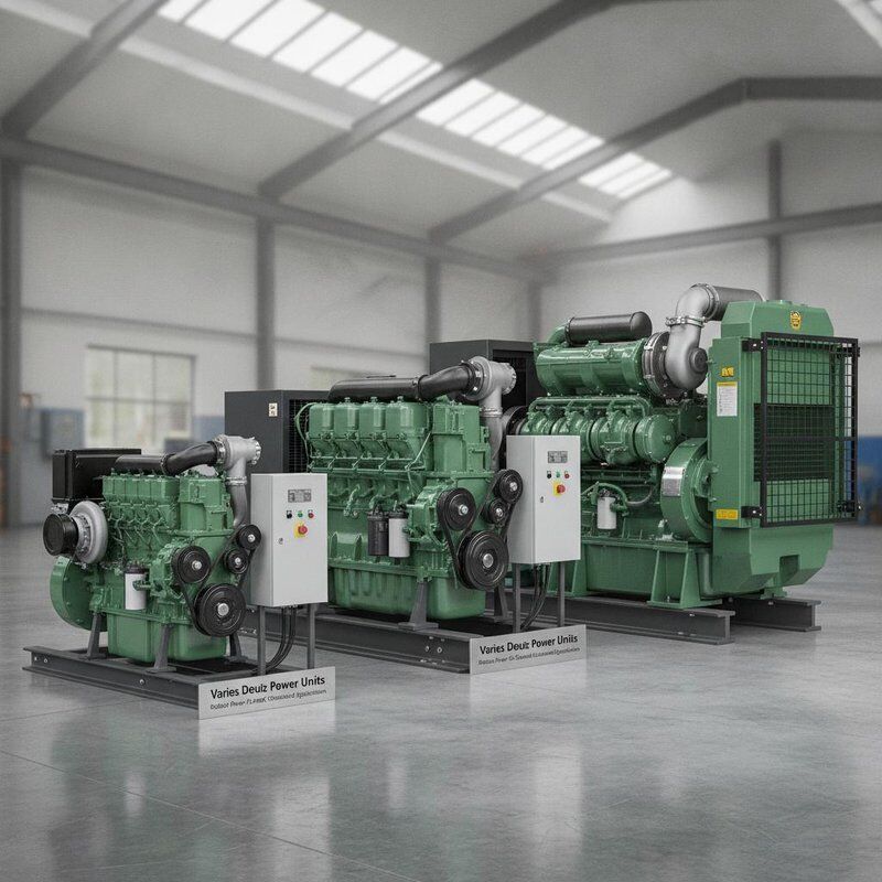 Deutz-motor 70 tot 400 kW Robuuste krachtcentrales ontworpen voor bouwmachines en industriële toepassingen